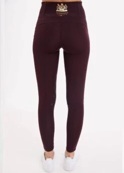Holland Cooper Equestrian Equi Legging Sport - Mulberry -Horse Rider Shop equileggingmulb2