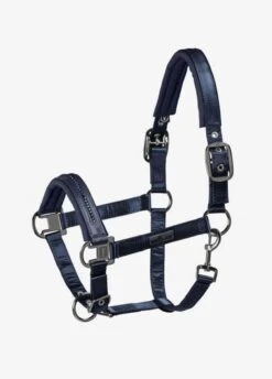 Eskadron Satin Headcollar - Dark Navy