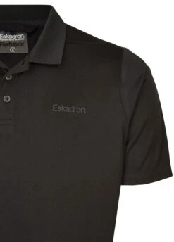 Eskadron Mens Polo Shirt Reflexx - Black -Horse Rider Shop eskmenspoloblackrdy