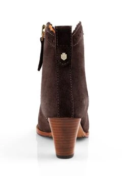 Fairfax & Favor Suede Regina Ankle Boots - Chocolate -Horse Rider Shop f freginaanklechocolate3rdy