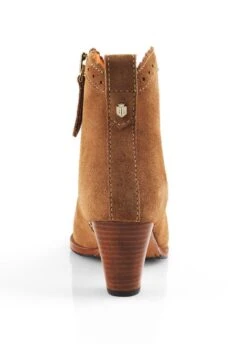 Fairfax & Favor Suede Regina Ankle Boots - Tan -Horse Rider Shop f freginaankletan3rdy