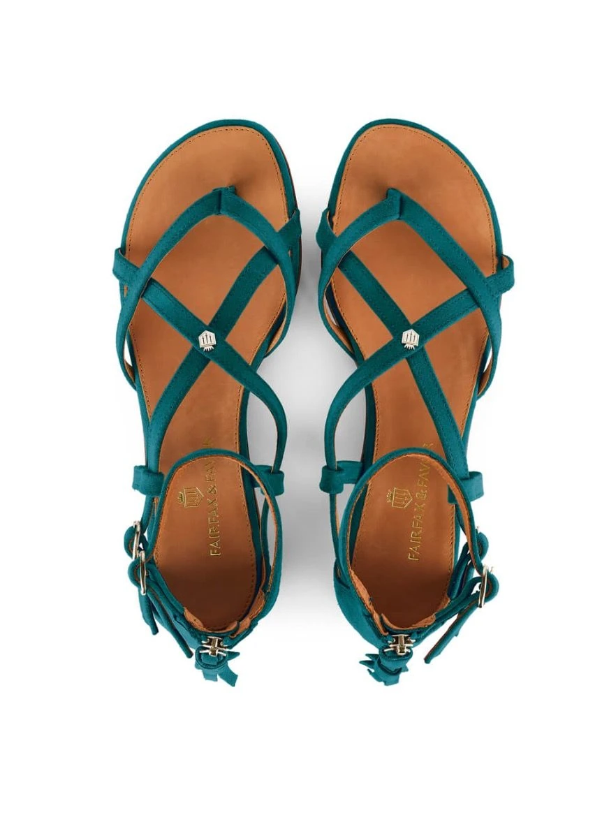 Fairfax & Favor Brancaster Sandal - Ocean 3 Fairfax & Favor Brancaster Sandal - Ocean - Image 3