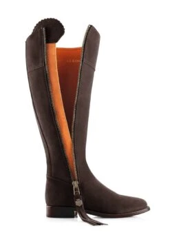 Fairfax & Favor Flat Regina Sporting Fit - Chocolate -Horse Rider Shop ff flat regina sport chocolate 3rdy