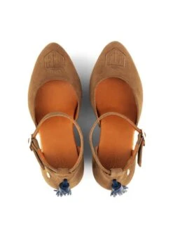 Fairfax & Favor Monaco Wedge - Tan -Horse Rider Shop ff monaco tan 3rdy