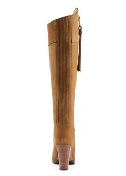 Fairfax & Favor High Heeled Regina Narrow Fit Suede Boot - Tan -Horse Rider Shop ff narrow regina tan 3rdy