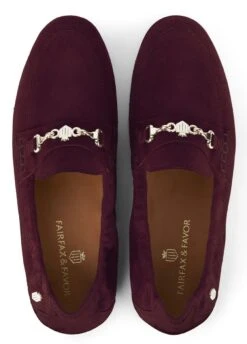 Fairfax & Favor Newmarket Loafer - Plum -Horse Rider Shop ff newmarket plum 4rdy