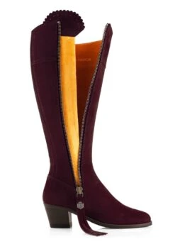 Fairfax & Favor Heeled Regina Sporting Fit - Plum -Horse Rider Shop ff regina heel sporting plum 3rdy