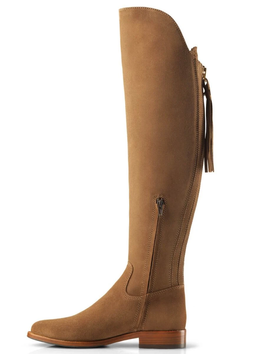 Fairfax & Favor Flat Amira Boot - Tan 2 Fairfax & Favor Flat Amira Boot - Tan - Image 2