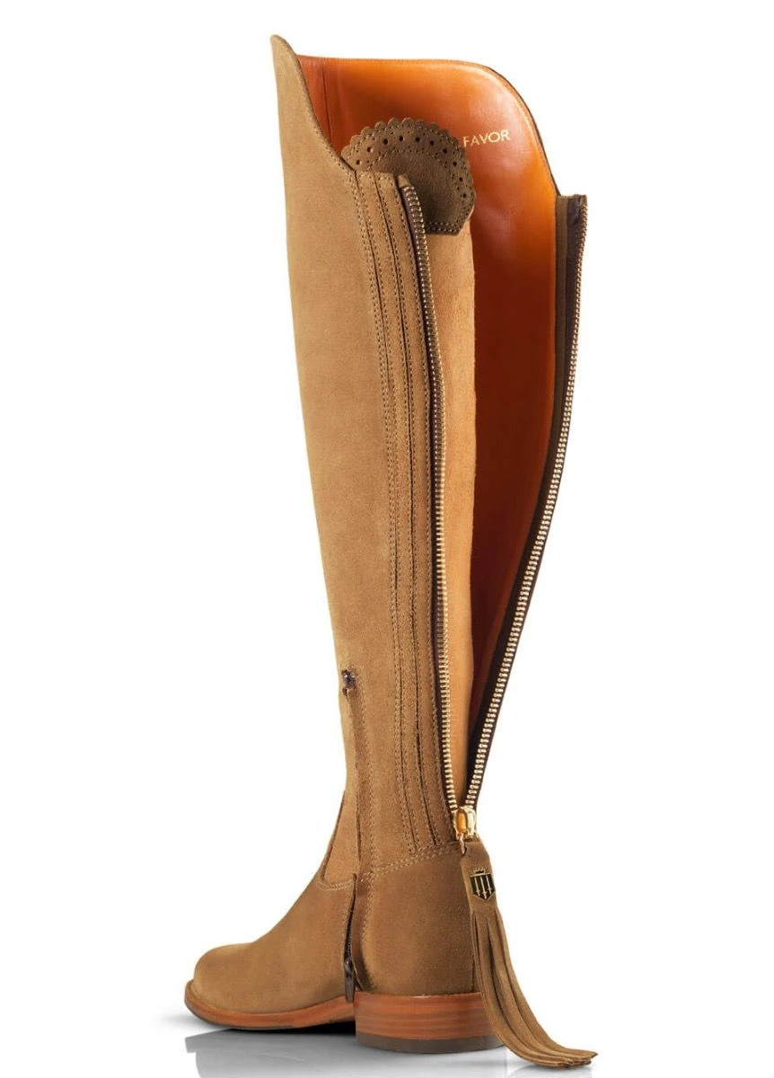 Fairfax & Favor Flat Amira Boot - Tan 4 Fairfax & Favor Flat Amira Boot - Tan - Image 4