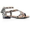 Fairfax & Favor Brancaster Sandal - Zebra