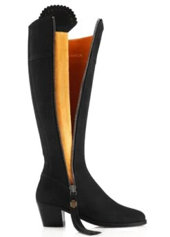 Fairfax & Favor Heeled Regina Boot - Black -Horse Rider Shop ffheeledreginablack5rdy