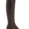 Fairfax & Favor Heeled Regina Suede Boot - Chocolate