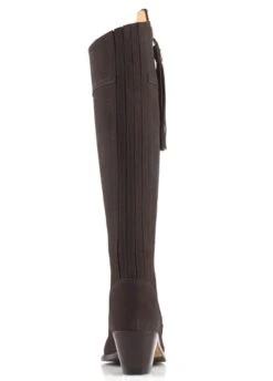 Fairfax & Favor Heeled Regina Suede Boot - Chocolate -Horse Rider Shop ffheelreginachocrdy
