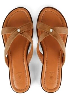 Fairfax & Favor Holkham Suede Sandal - Tan -Horse Rider Shop ffhokhamtan4rdy