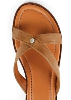 Fairfax & Favor Holkham Suede Sandal - Tan -Horse Rider Shop ffhokhamtan5rdy