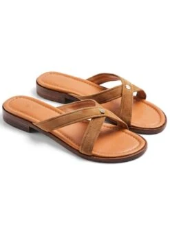 Fairfax & Favor Holkham Suede Sandal - Tan -Horse Rider Shop ffholkhamtanrdy