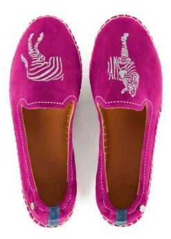 Fairfax & Favor Saint Tropez Espadrille - Fuchsia -Horse Rider Shop ffsainttropezfuchsia4rdy