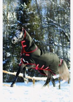 Rambo Supreme Vari-Layer Heavy Turnout Rug 450g - Black/Red -Horse Rider Shop fm 2014 01 15 04 30 46 67142