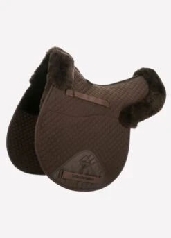 LeMieux Lambskin GP/Jump Half Lined Numnah - Brown