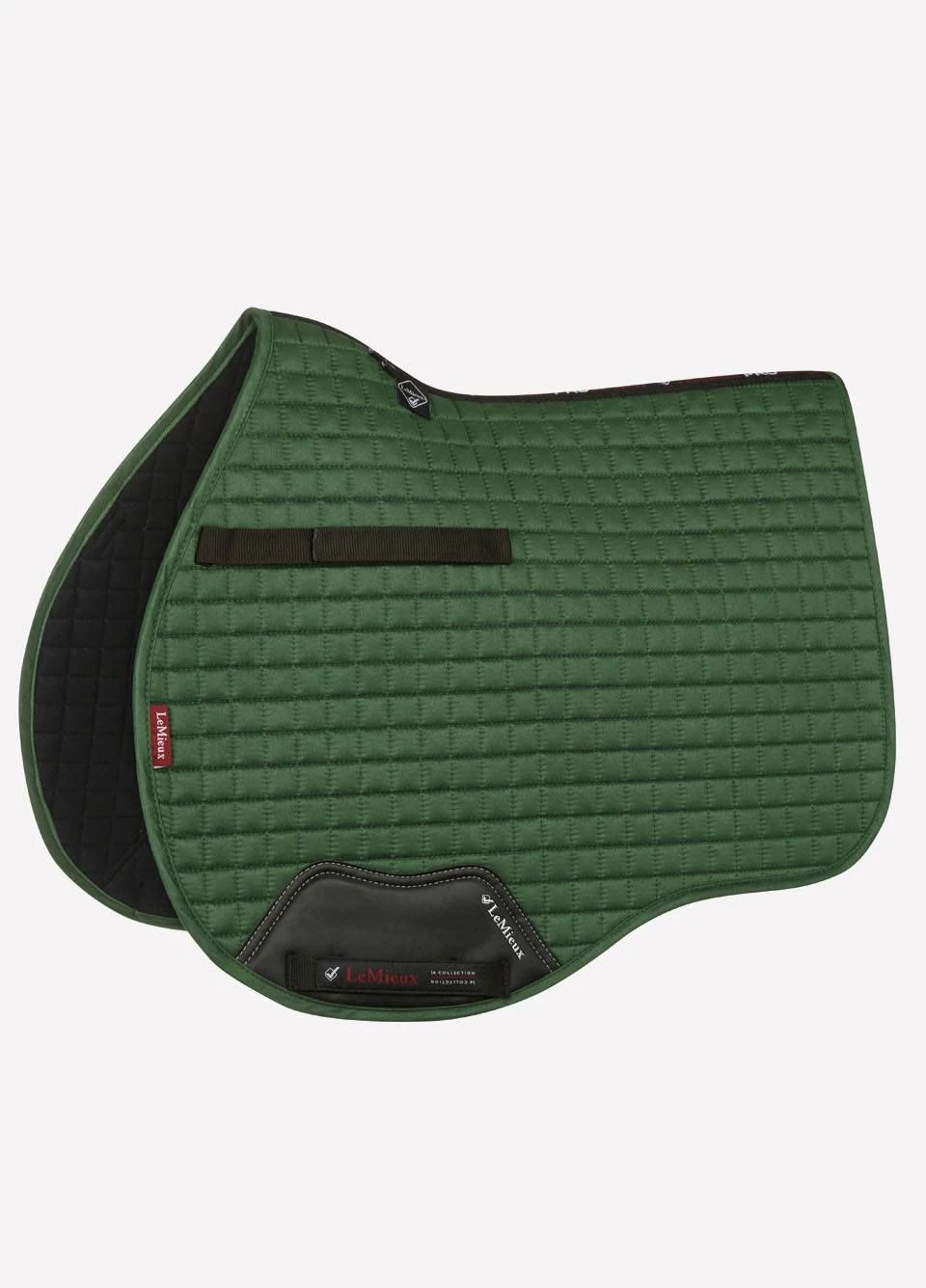 LeMieux ProSport Suede GP Square - Hunter Green 1 LeMieux ProSport Suede GP Square - Hunter Green