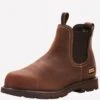 Ariat Mens Groundbreaker Waterproof Steel Toe Work Boots - Dark Brown