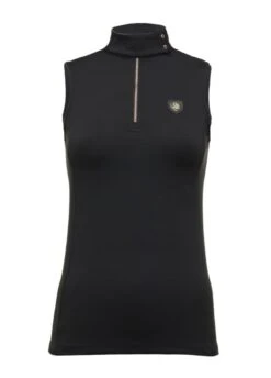 Holland Cooper Elite Sleeveless Base Layer - Black -Horse Rider Shop hc elite sless black 3rdy
