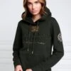 Holland Cooper Heritage Hoodie - Racing Green