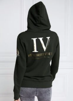Holland Cooper Heritage Hoodie - Racing Green -Horse Rider Shop hc heitage hoodie racing green 3rdy