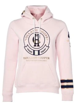 Holland Cooper Heritage Hoodie - Blush -Horse Rider Shop hc heritage hoodie blush 3rdy