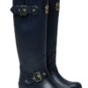 Holland Cooper Sherpa Lined Regency Wellingtons - Matte Navy
