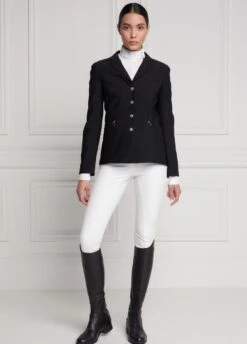 Holland Cooper Competition Jacket - Black -Horse Rider Shop hccompjcktblk6rdy