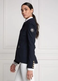 Holland Cooper Competition Jacket - Ink Navy -Horse Rider Shop hccompjcktnvy6rdy