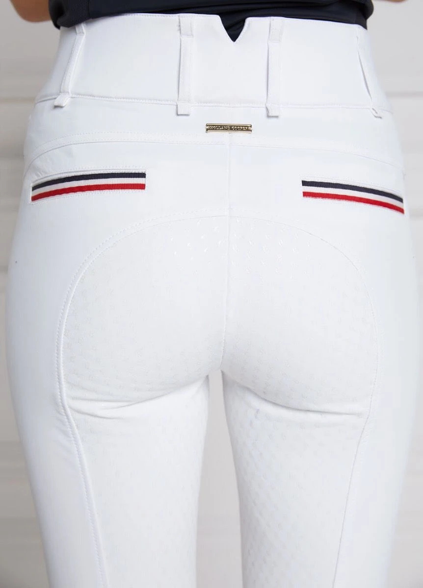 Holland Cooper Hickstead Breeches - White 4 Holland Cooper Hickstead Breeches - White - Image 4