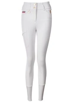 Holland Cooper Hickstead Breeches - White 10 Holland Cooper Hickstead Breeches - White -Horse Rider Shop hchicksteadwhite6rdy
