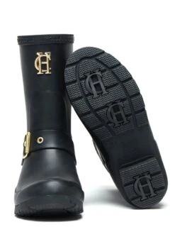 Holland Cooper Sherpa Lined Chelsea Wellington - Matte Black -Horse Rider Shop hcsherpachelseamatteblk4rdy