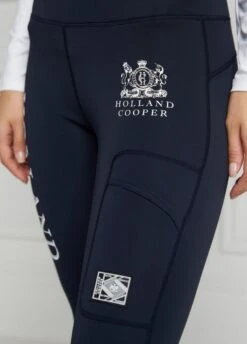 Holland Cooper Thermal Full Grip Leggings - Ink Navy -Horse Rider Shop hcthermalinknavy4rdy