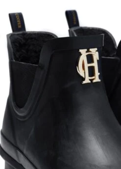 Holland Cooper Rubber Chelsea Boot - Black -Horse Rider Shop holland cooper rubber boot black 4rdy