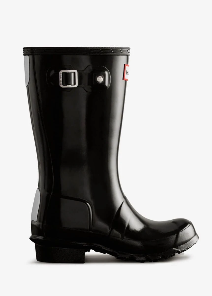 Childs Hunter Gloss Wellingtons - Black 1 Childs Hunter Gloss Wellingtons - Black
