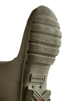 Hunter Womens Short Tri-colour Logo Boots - Lichen Green -Horse Rider Shop hunter tri boot green 4rdy