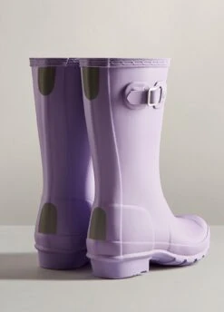 Childs Hunter Wellingtons - Lavender Mist -Horse Rider Shop hunterchildslavender3rdy