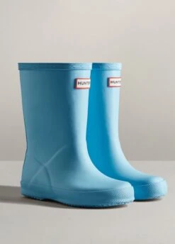 Hunter Kids First Classic Wellingtons - Borealis Blue