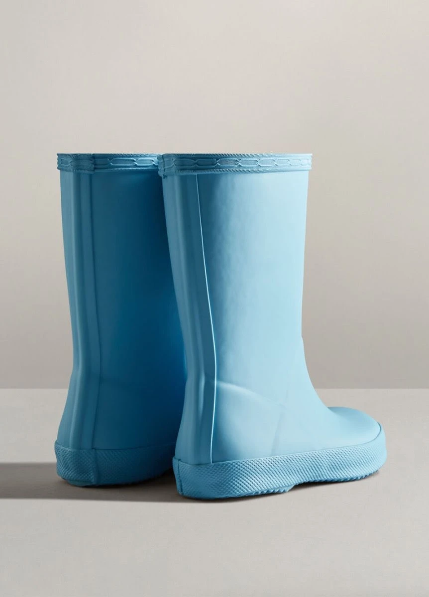 Hunter Kids First Classic Wellingtons - Borealis Blue 3 Hunter Kids First Classic Wellingtons - Borealis Blue - Image 3