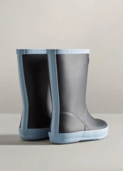 Hunter Kids First Insulated Wellingtons - Navy/Blue Frost -Horse Rider Shop hunterfirstnavy3rdy