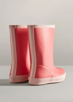Hunter Kids First Insulated Wellingtons - Polaris Pink/Salt Pink -Horse Rider Shop hunterfirstpink3rdy