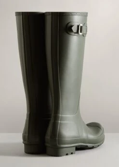 Hunter Mens Original Tall Wellington Boots - Dark Olive -Horse Rider Shop huntermenstalldkolive3rdy