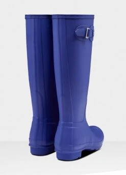 Hunter Womens Original Tall Wellington Boots - Bitter Indigo -Horse Rider Shop huntertallindigo3rdy