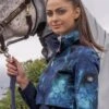 Horseware Carrie Riding Jacket - Green/Navy Tie Dye