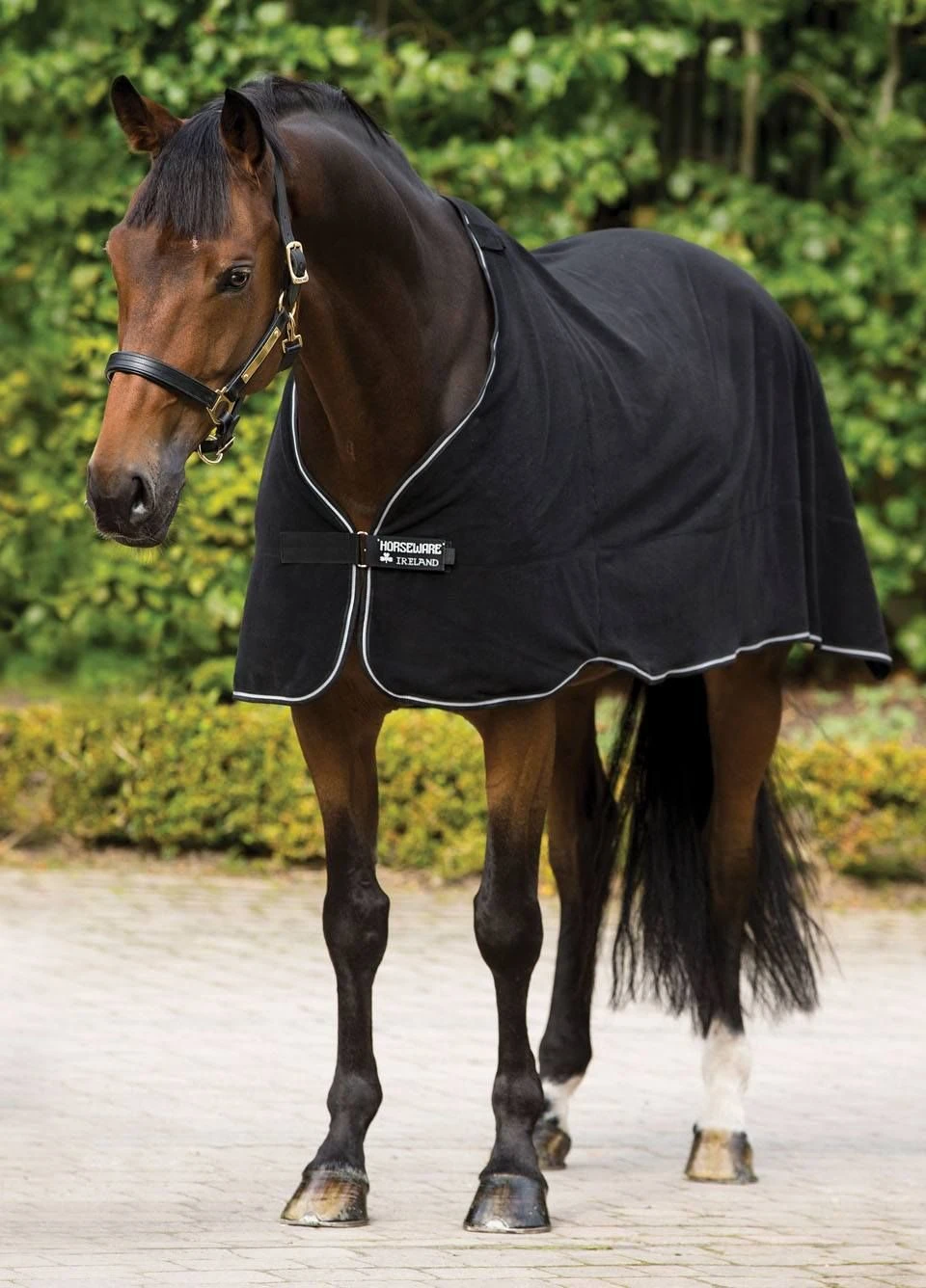 Horseware Fleece Liner Sheet - Black/White 1 Horseware Fleece Liner Sheet - Black/White