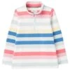 Joules Junior Fairdale Half Zip Sweatshirt - Multistripe