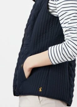 Joules Minx Diamond Quilted Gilet - Marine Navy -Horse Rider Shop joulesminxgiletnavy4rdy